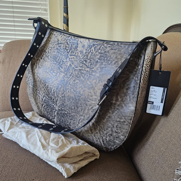 Pearl Ivory Alex Bag In Cream/Black NWT